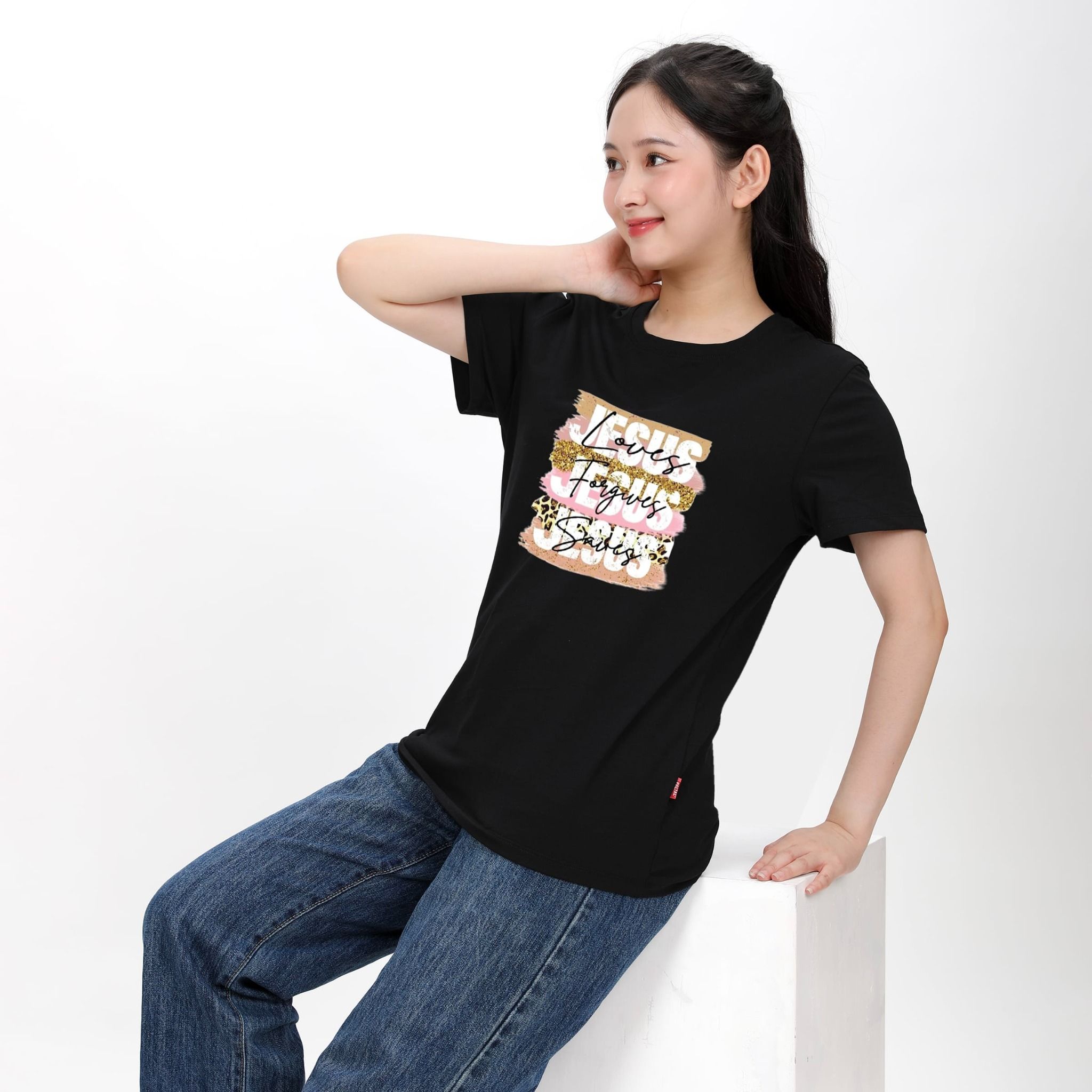 Áo thun nữ form rộng chất cotton siêu mát 020p 0404