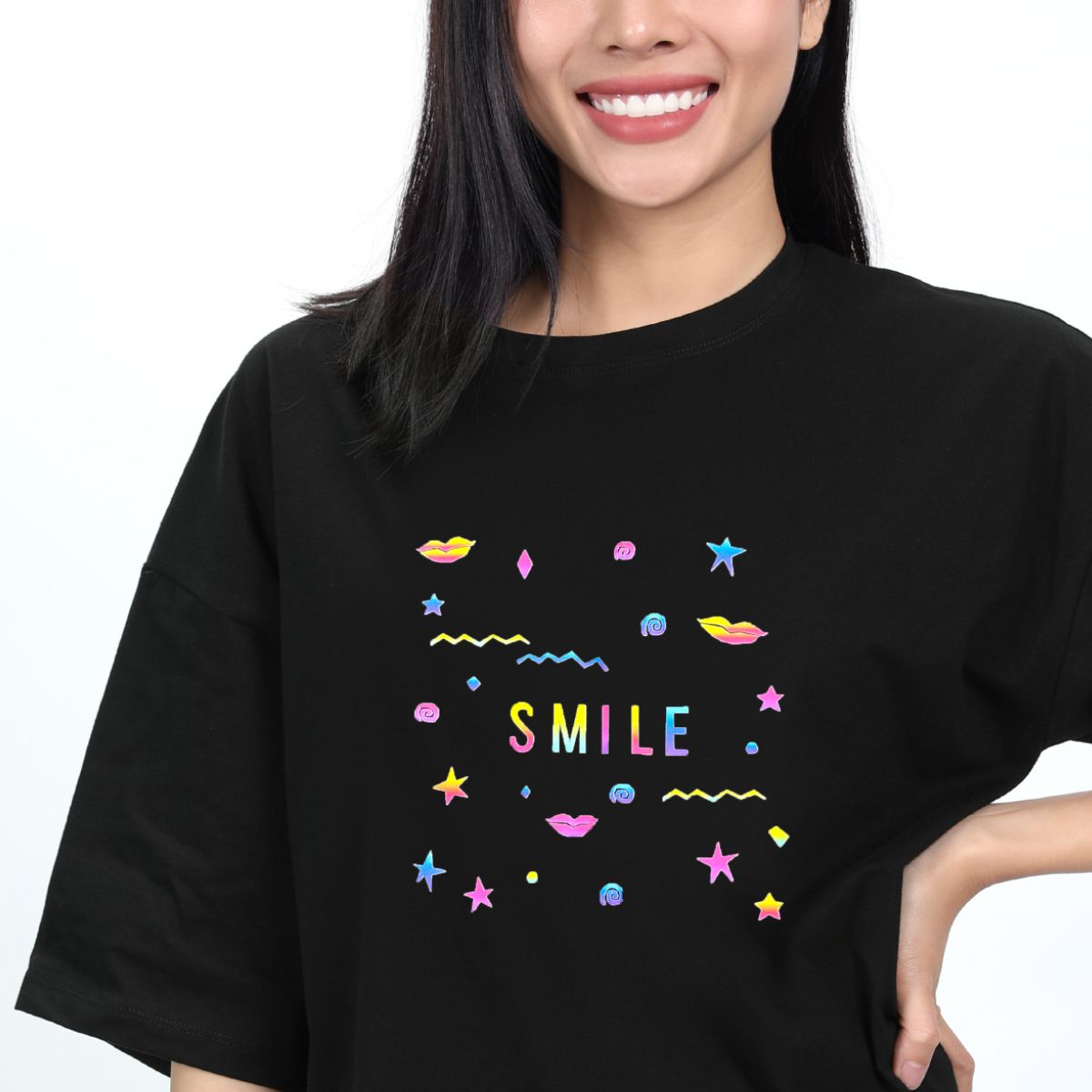 Áo thun nữ tay ngắn chất cotton siêu mát form rộng 020p 0234
