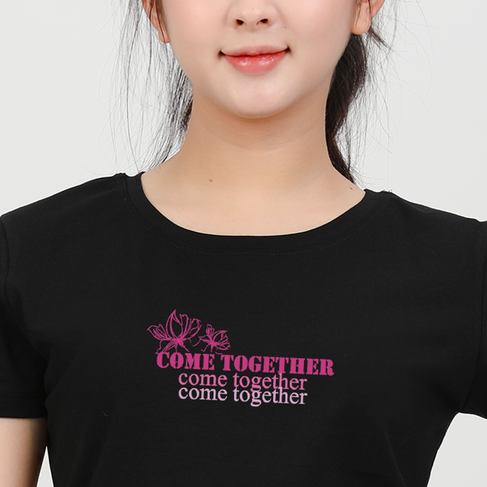 Áo thun nữ tay ngắn Cổ Tròn Form Suông chất cotton siêu mát 020p 0321