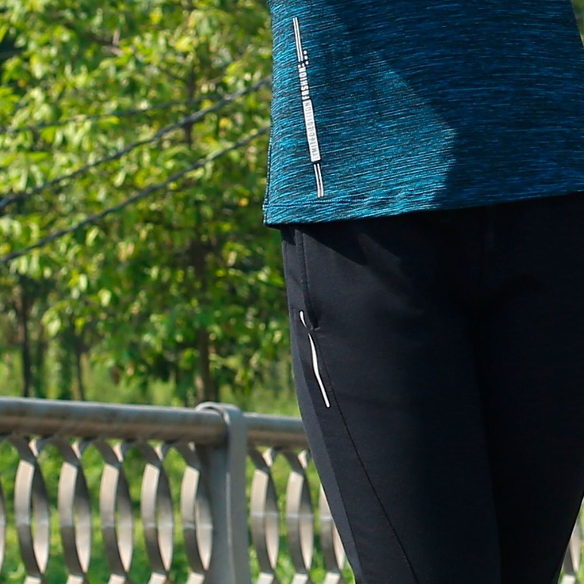 Quần thể thao nữ ống dài thun chất vảy cá cotton cvc mát 408p 8005