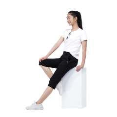 quần ống lửng chất vảy cá cotton siêu mát 408p 8049