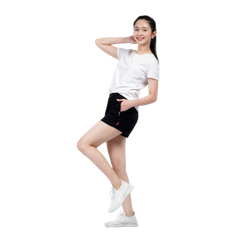 quần đùi nữ chất vảy cá cotton siêu mát 408p 8048