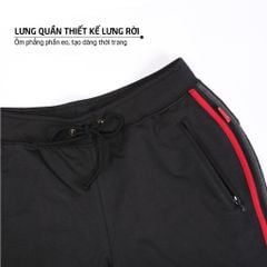 Quần thể thao nữ ống dài thun chất vảy cá cotton cvc mát 408p 8064
