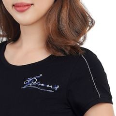 Set đồ bộ nữ kiểu quần lửng tay ngắn chất cotton siêu mát 024p 4246