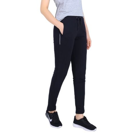 Quần thể thao nữ ống dài thun chất vảy cá cotton cvc mát 408p 8005