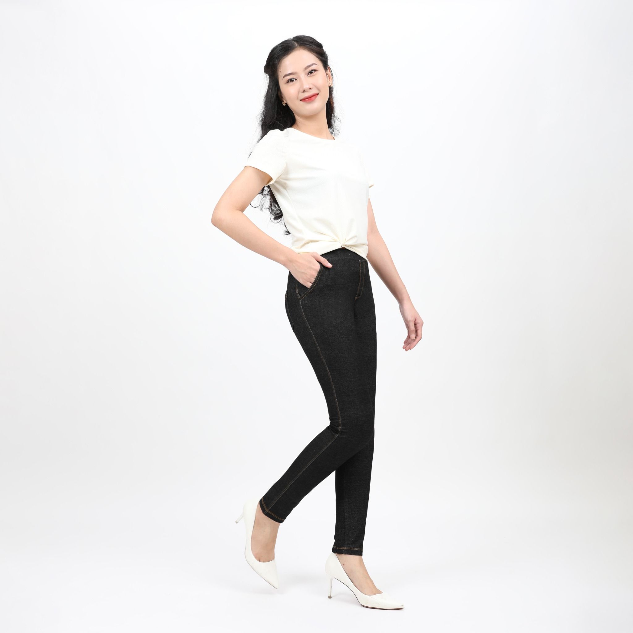 Quần dài chất jean Thun 508p 8065