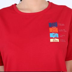 Váy đầm suông tay ngắn chất cotton siêu mát 022p 2015