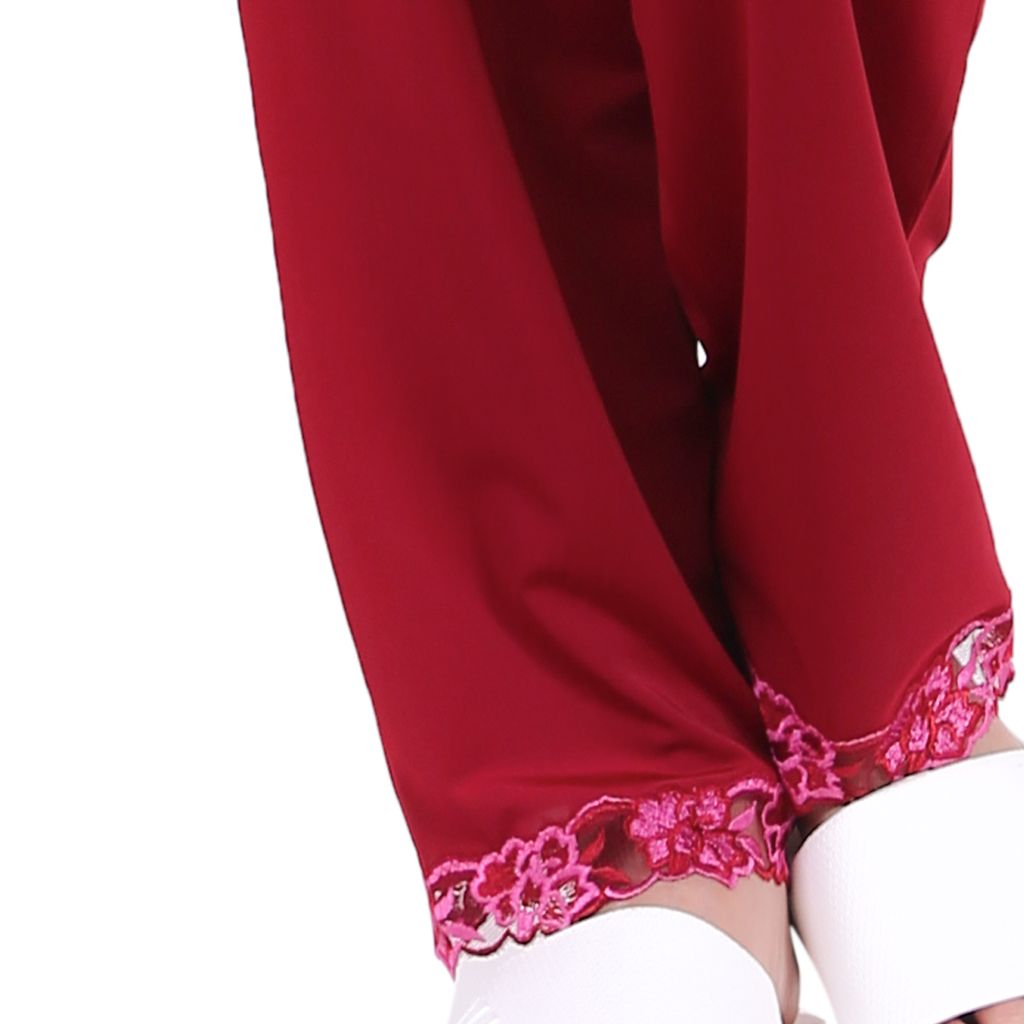 Đồ bộ nữ mặc nhà kiểu quần dài tay ngắn thun lạnh 013p 0760