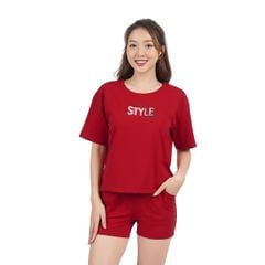 Đồ bộ ngủ nữ quần đùi tay ngắn cotton 025p 5088