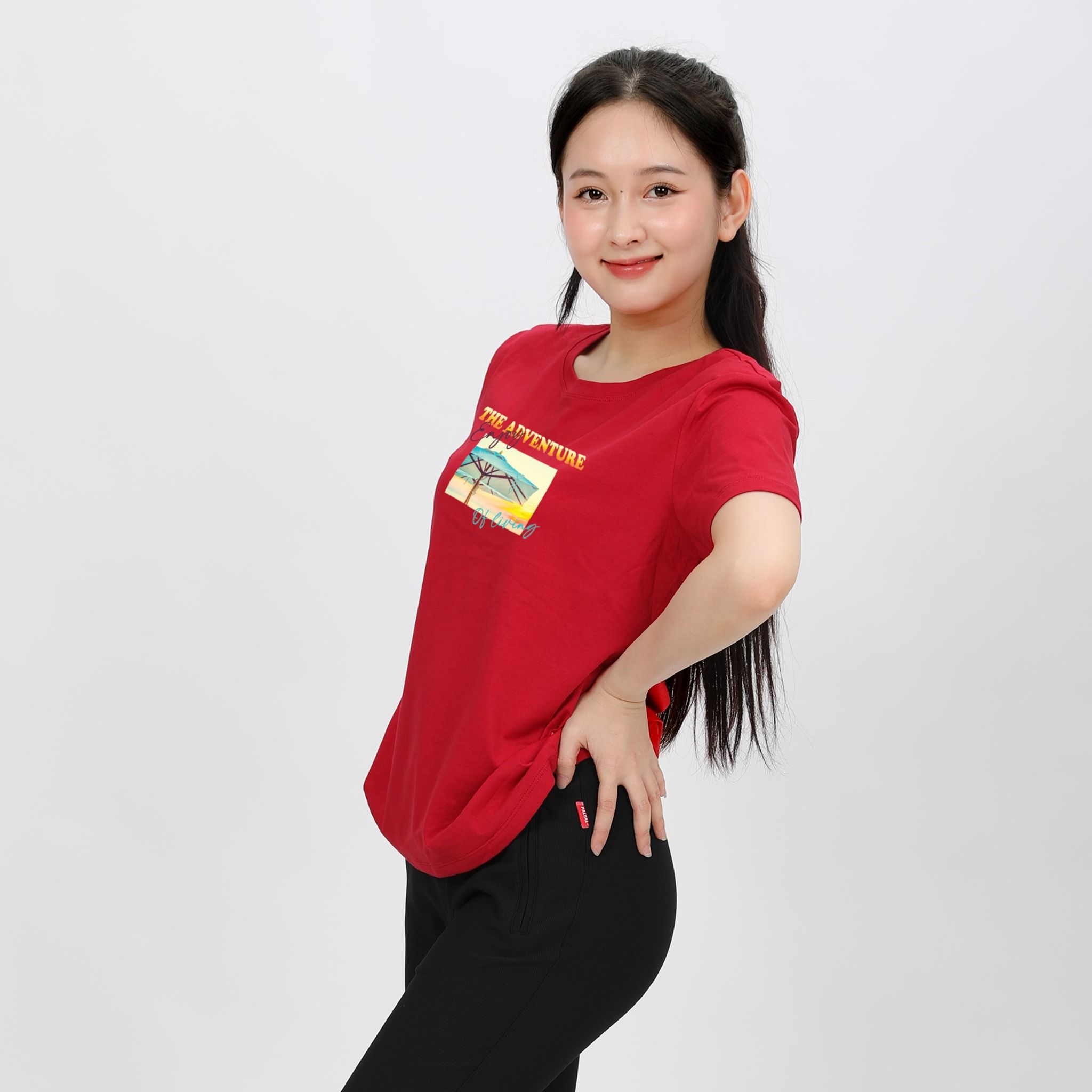 Áo thun nữ tay ngắn form suông chất cotton siêu mát 020p 0284