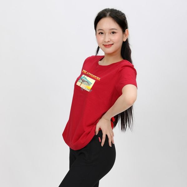 Áo thun tay ngắn form suông cotton 020p 0284