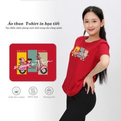 Áo thun nữ form suông chất cotton siêu mát 020p 0871