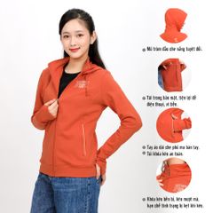 Áo khoác nữ chống nắng, chống UV chất vảy cá cotton siêu mát 431p 1284