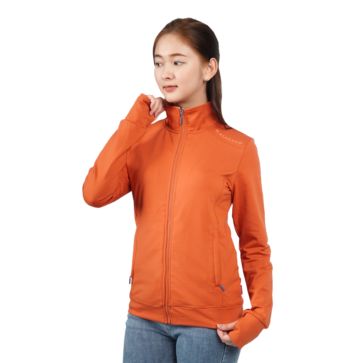 ..Áo khoác nữ chống nắng, chống UV chất vảy cá cotton cvc mát 401p 1216