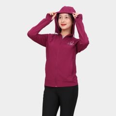 Áo khoác nữ chống nắng, chống UV chất poly thái 311p 1276