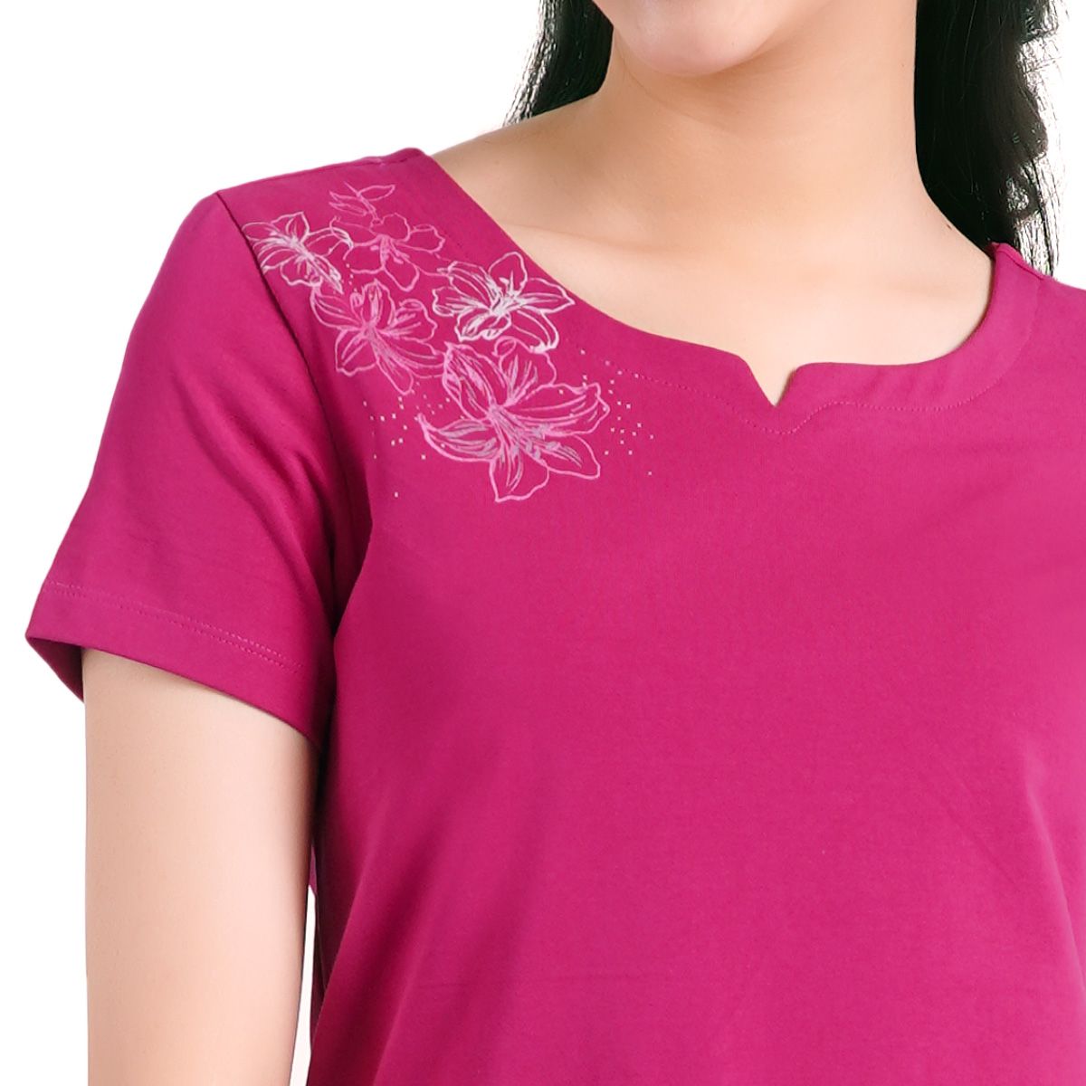 Set đồ bộ nữ kiểu quần dài tay ngắn chất cotton siêu mát 023p 3316
