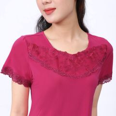 Set đồ bộ nữ kiểu quần dài tay ngắn chất thun lạnh siêu bền 013p 6015