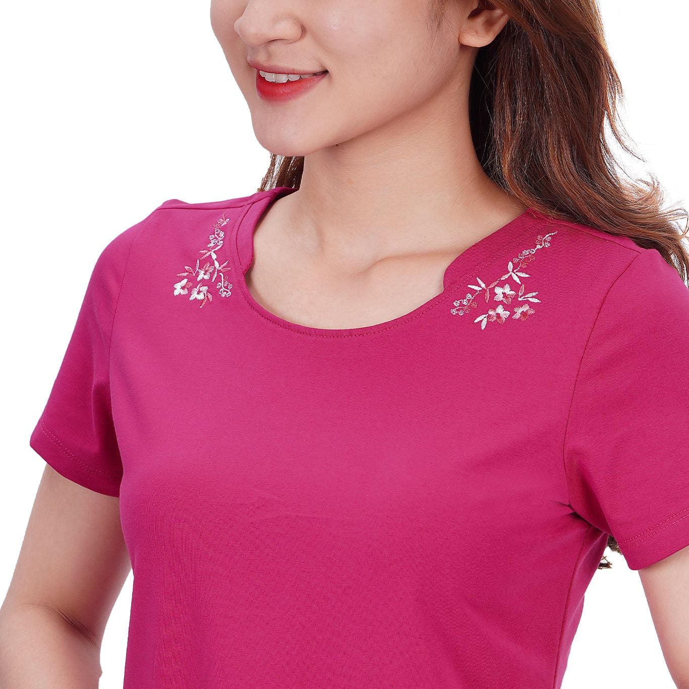 Set đồ bộ nữ kiểu quần dài tay ngắn chất cotton siêu mát 023p 3321