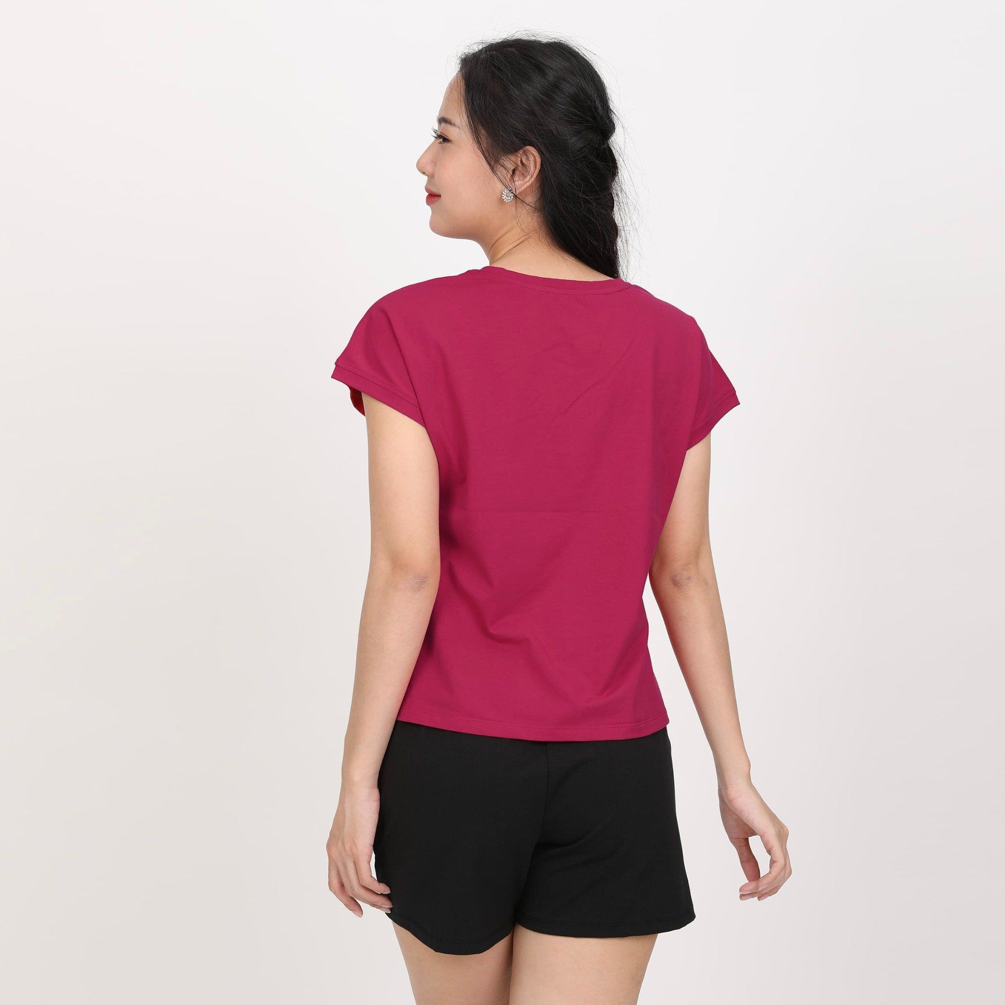 Set đồ bộ nữ kiểu quần đùi tay liền chất cotton siêu mát 025p 5224