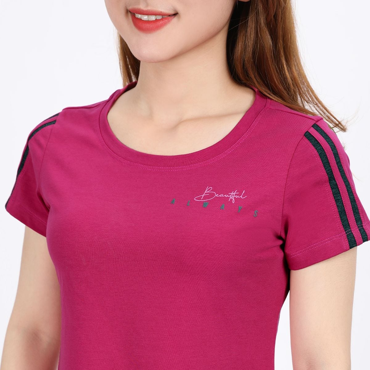 Set đồ bộ nữ kiểu quần dài tay ngắn cotton cvc mát 193p 3329