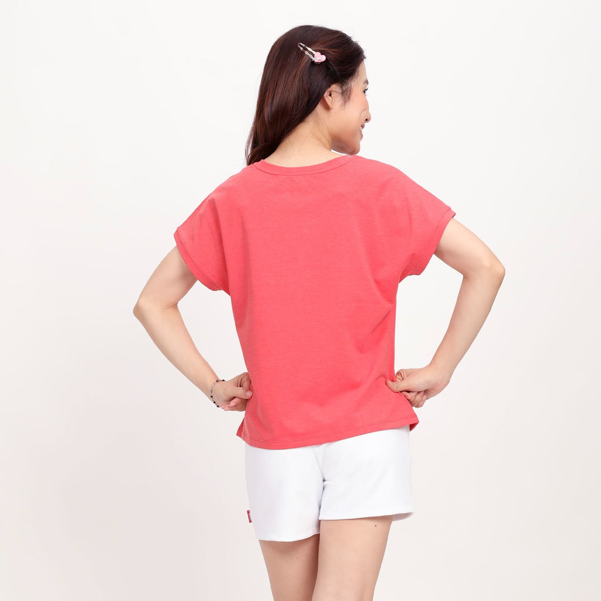 Áo thun nữ form suông chất cotton melan mát 190p 0412