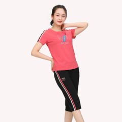 Set đồ bộ nữ kiểu quần lửng tay ngắn chất cotton siêu mát 194p 4290