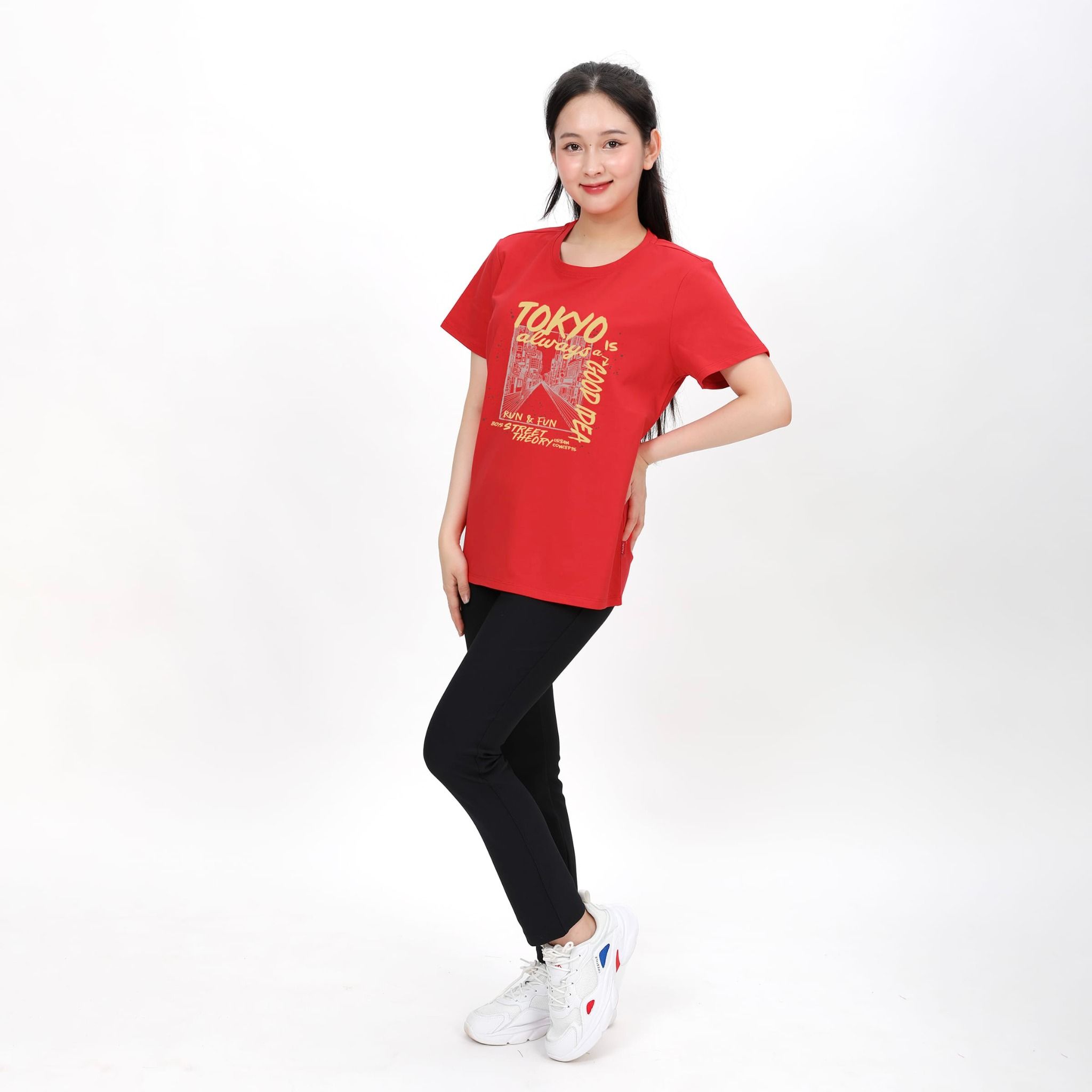 Áo thun nữ form rộng chất cotton siêu mát 020p 0354