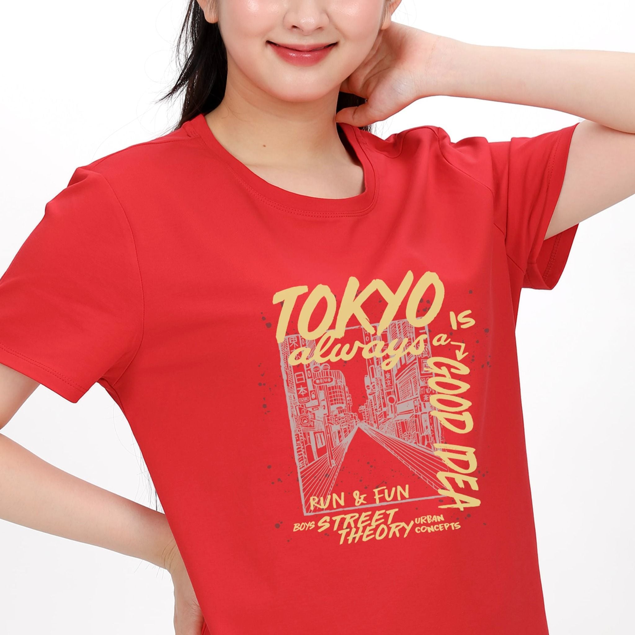 Áo thun nữ form rộng chất cotton siêu mát 020p 0354