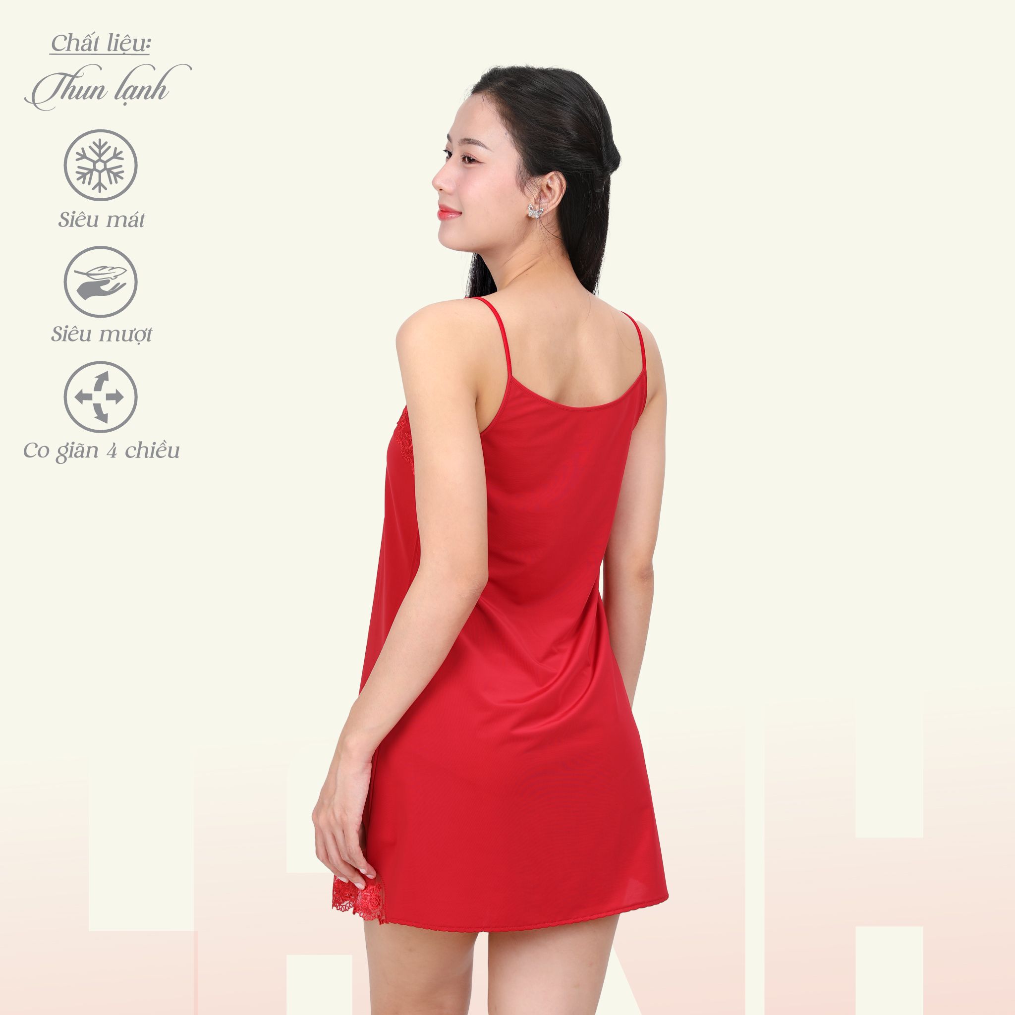 Áo ngủ, Váy ngủ dây chất thun lạnh siêu bền 012p 2048