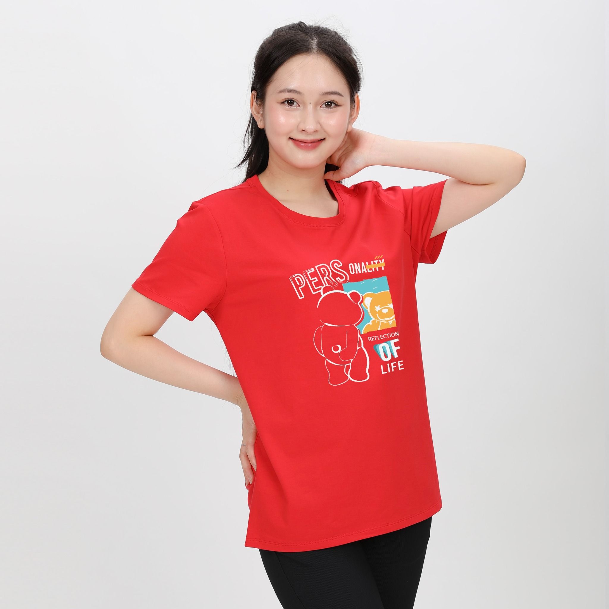 Áo thun nữ tay ngắn Form Rộng chất cotton siêu mát 020p 0289