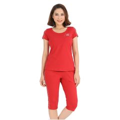 Đồ bộ nữ mặc nhà kiểu quần lửng tay ngắn cotton 024p 3473