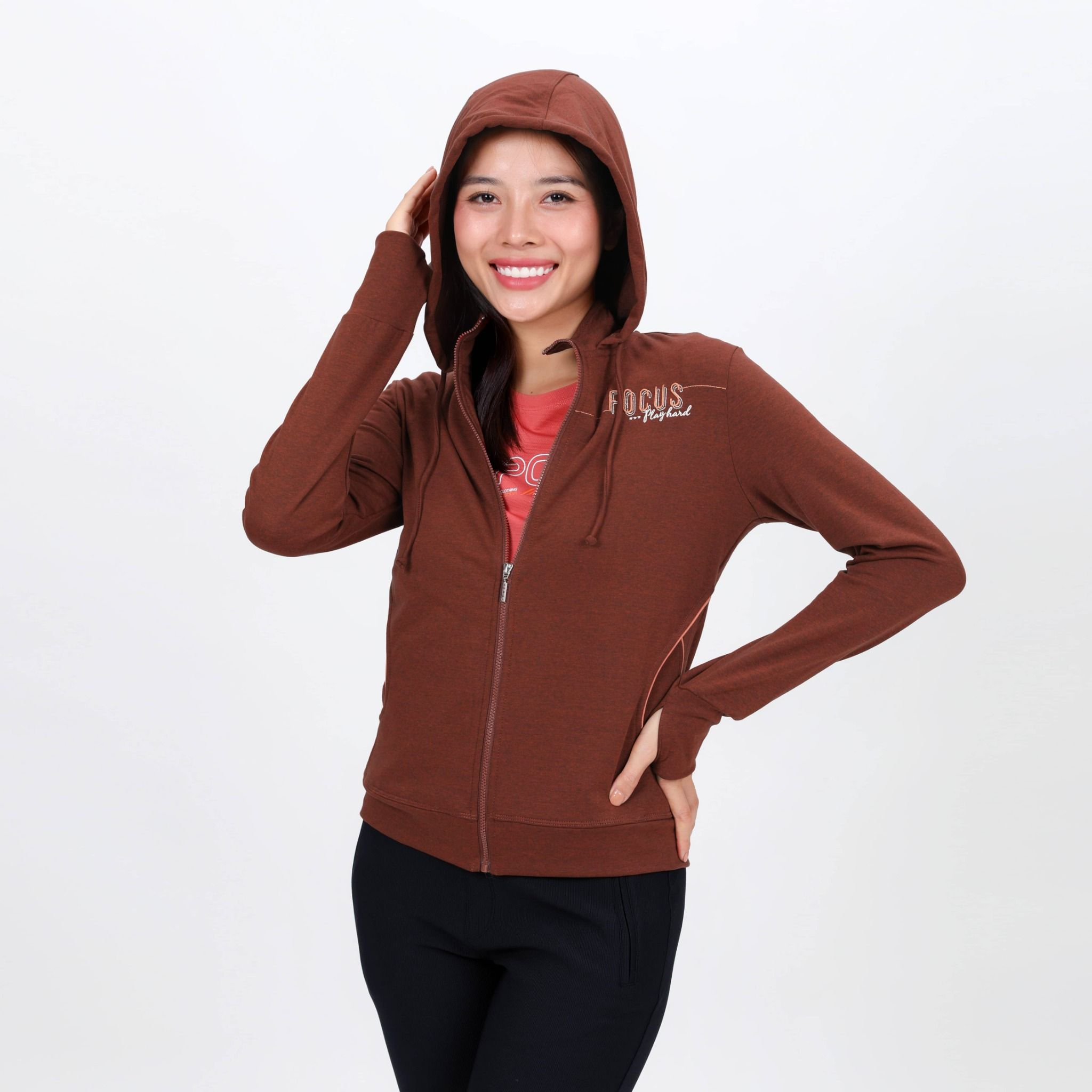 Áo khoác nữ chống nắng, chống UV chất vảy cá cotton siêu mát 431p 4003