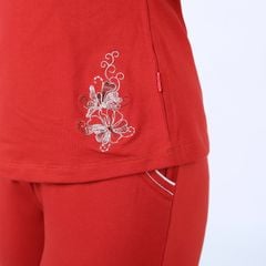 Set đồ bộ nữ kiểu quần dài tay lỡ cottton 023p 3159