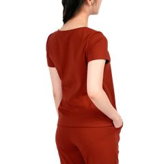 Set đồ bộ nữ kiểu quần dài tay ngắn cotton cvc mát 193p 3319