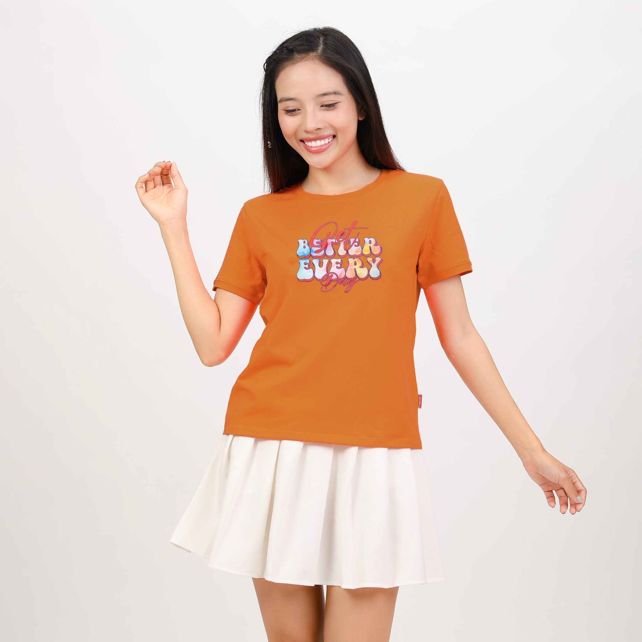 Áo thun nữ tay ngắn form cơ bản chất cotton siêu mát 020p 1972