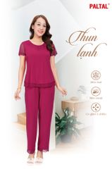 Set đồ bộ nữ kiểu quần dài tay ngắn chất thun lạnh siêu bền 013p 3068