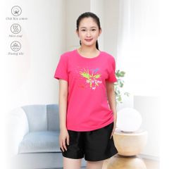 Áo thun nữ form suông chất liệu Cotton cao cấp 020p 0981