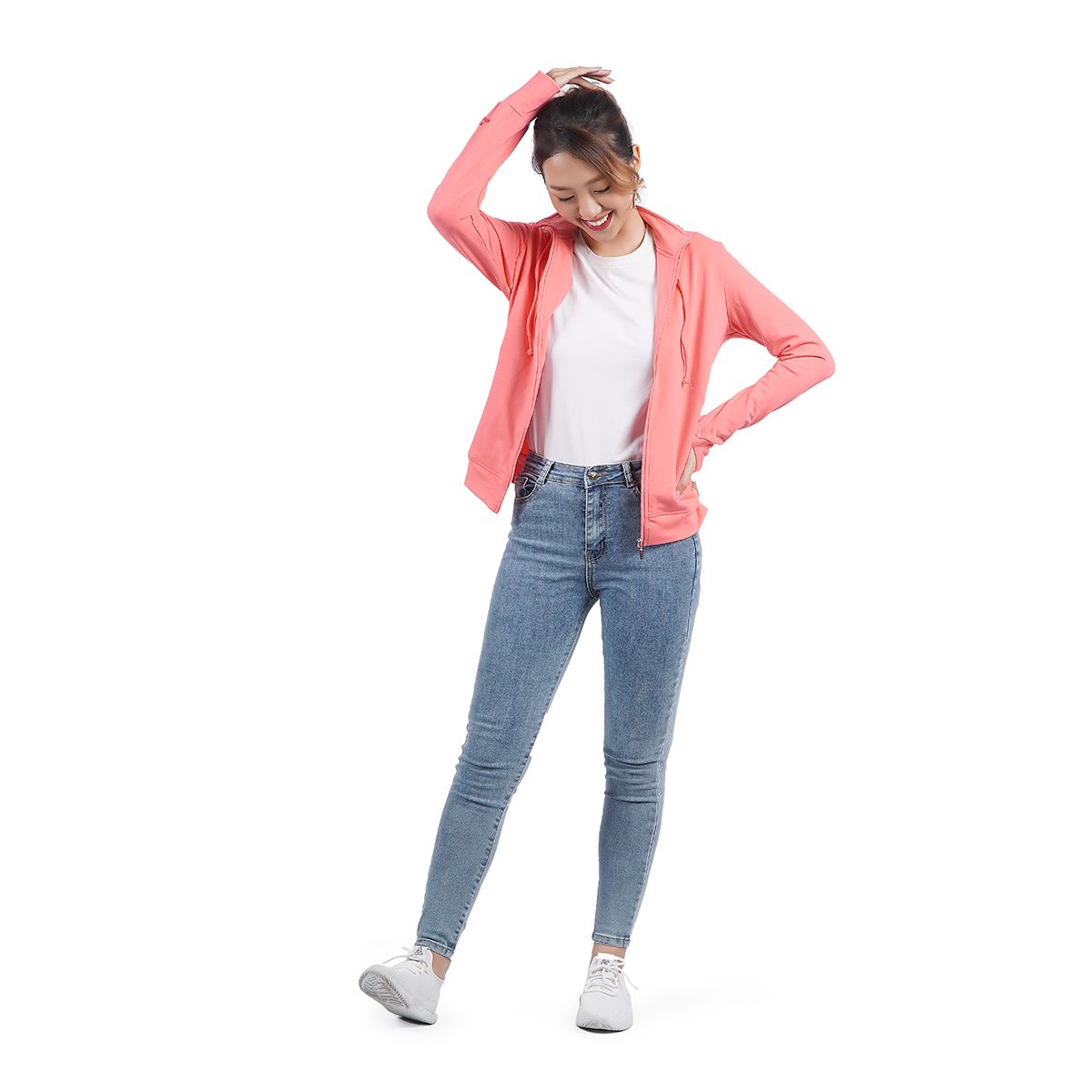 Áo khoác nữ chống nắng, chống UV chất vảy cá cotton siêu mát 431p 1224