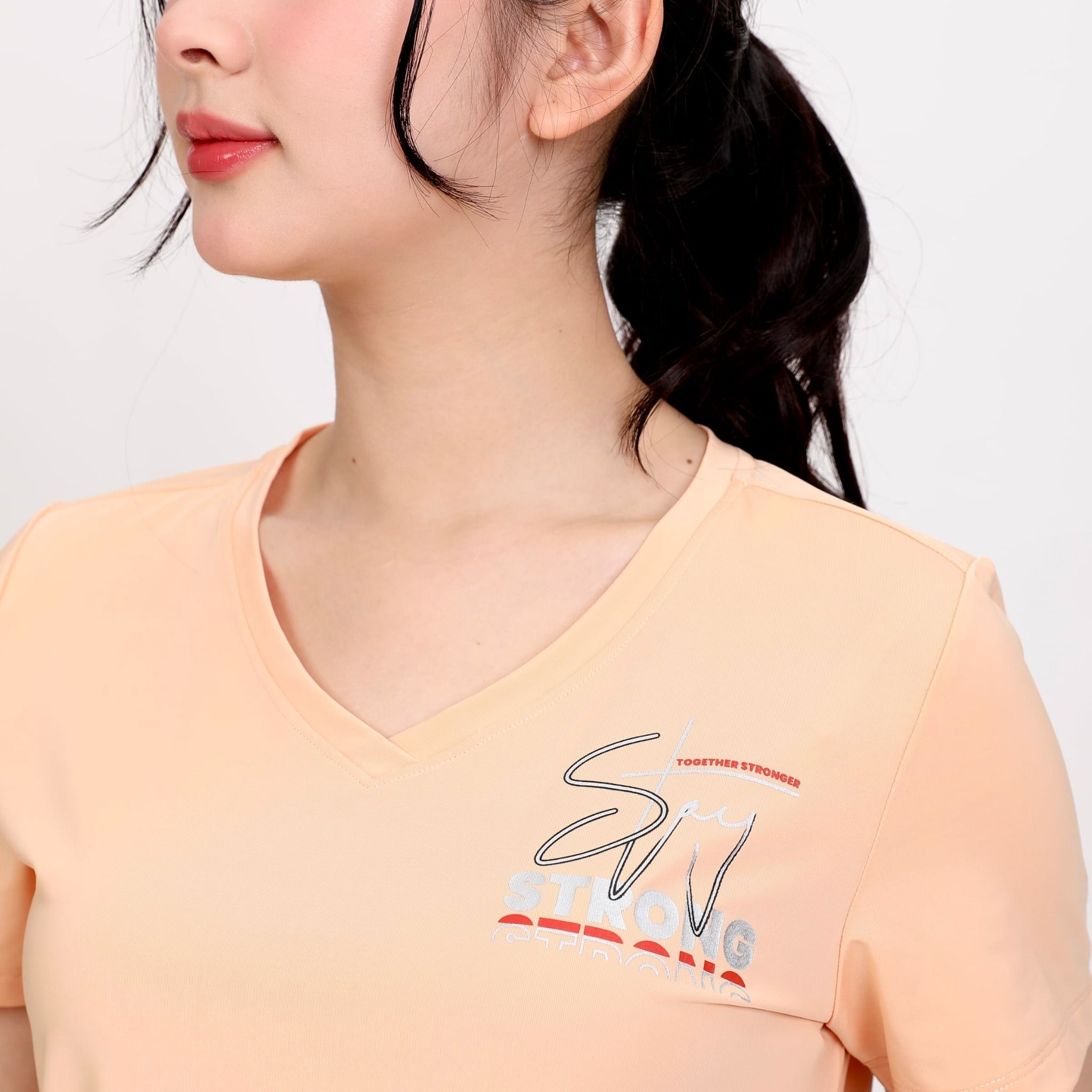Set đồ bộ nữ kiểu quần dài tay ngắn chất nhung lạnh 153p 6005