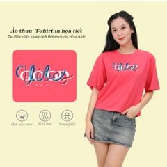 Áo thun nữ tay ngắn chất cotton siêu mát Form Vuông 190p 0328