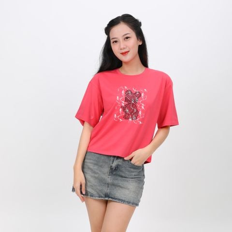 Áo thun nữ phom vuông chất cotton siêu mát 190p 0295