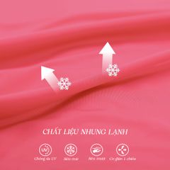 Set đồ bộ nữ kiểu quần dài tay ngắn chất nhung lạnh 153p 6003