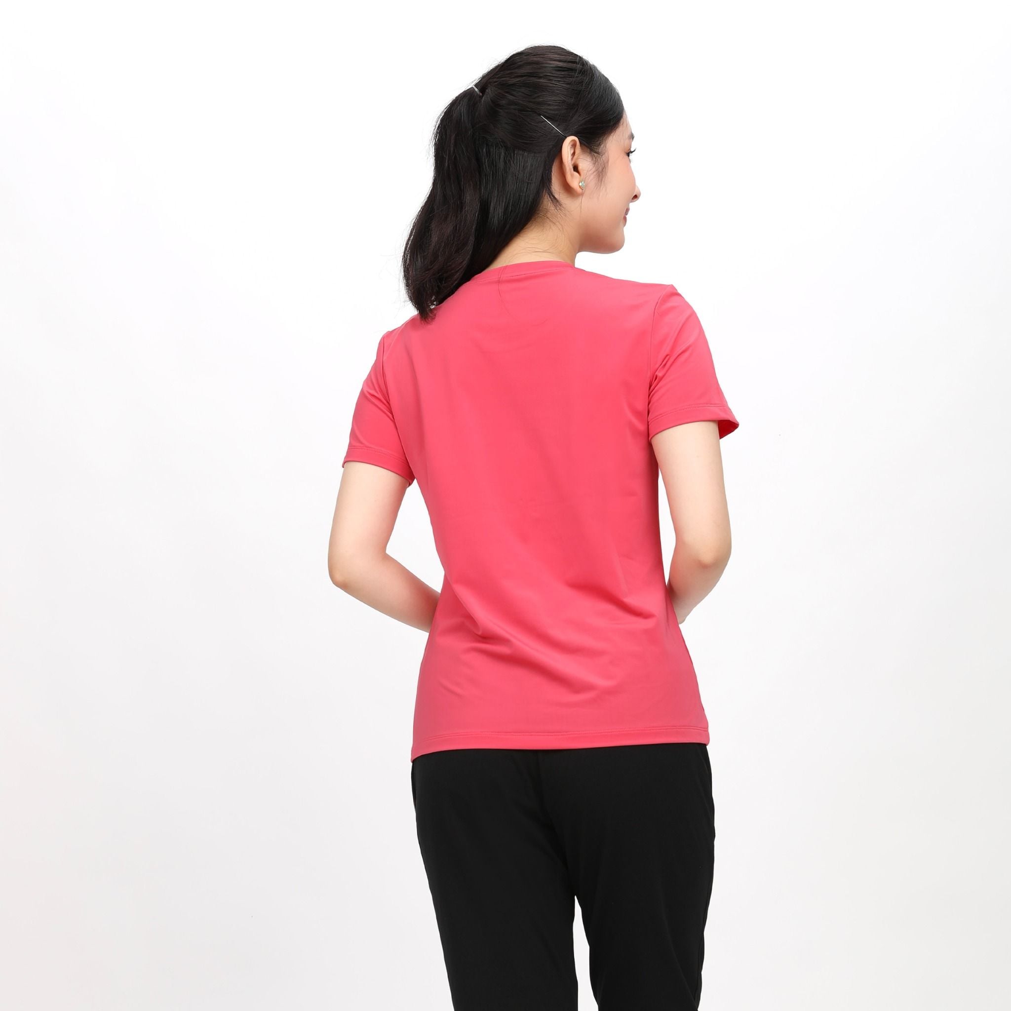 Set đồ bộ nữ kiểu quần dài tay ngắn thể thao 3 trong 1 chất nhung lạnh 153p 6007