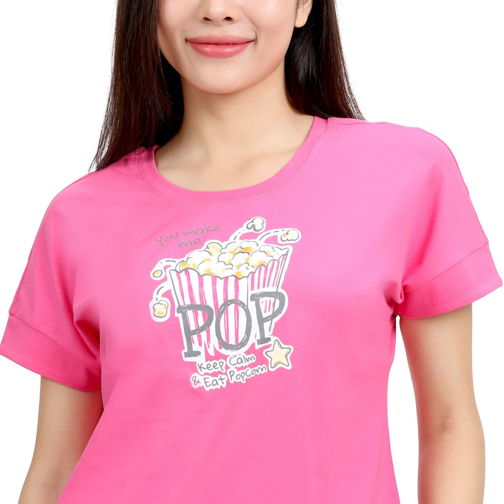 Set đồ bộ nữ kiểu quần đùi tay ngắn chất cotton siêu mát 025p 5181