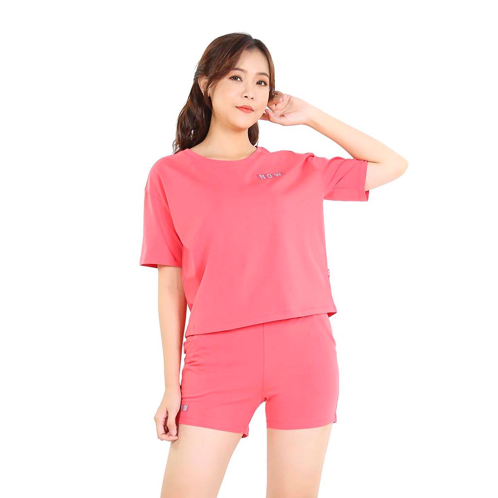 Đồ bộ mặc nhà nữ kiểu quần đùi tay ngắn cotton 025p 5045