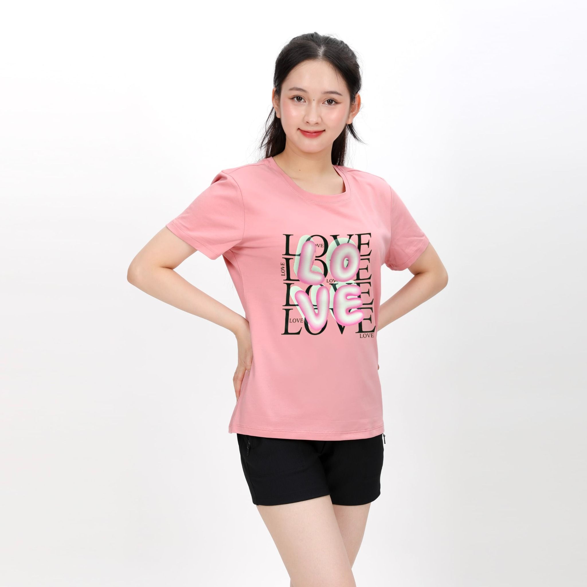 Áo thun nữ form rộng chất cotton siêu mát 020p 0454