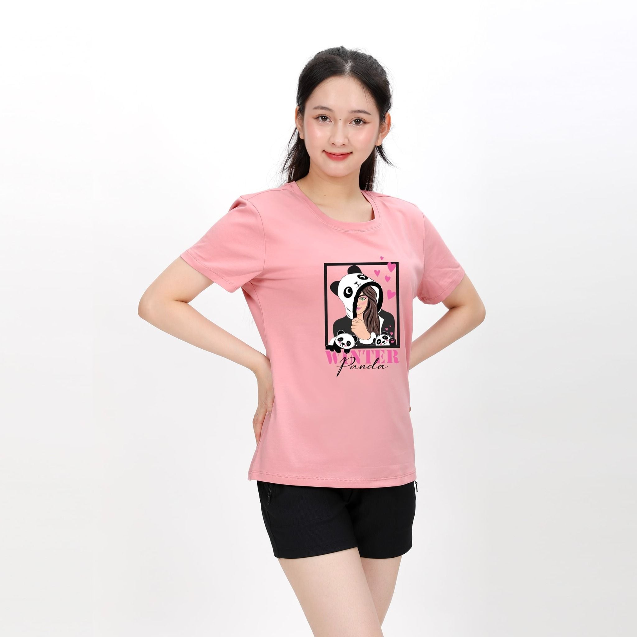 Áo thun nữ form rộng chất cotton siêu mát 020p 0209