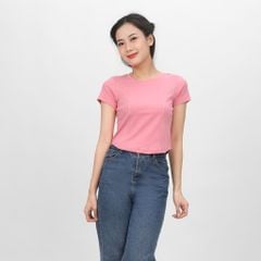 Áo thun nữ Croptop tay ngắn Cổ Tròn LIME chất rib chất cotton siêu mát 220p 0267
