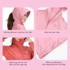 BST Áo khoác nữ chống nắng, chống UV chất poly cát mỏng nhẹ  311p 1247 / 1250 / 1274 / 1296