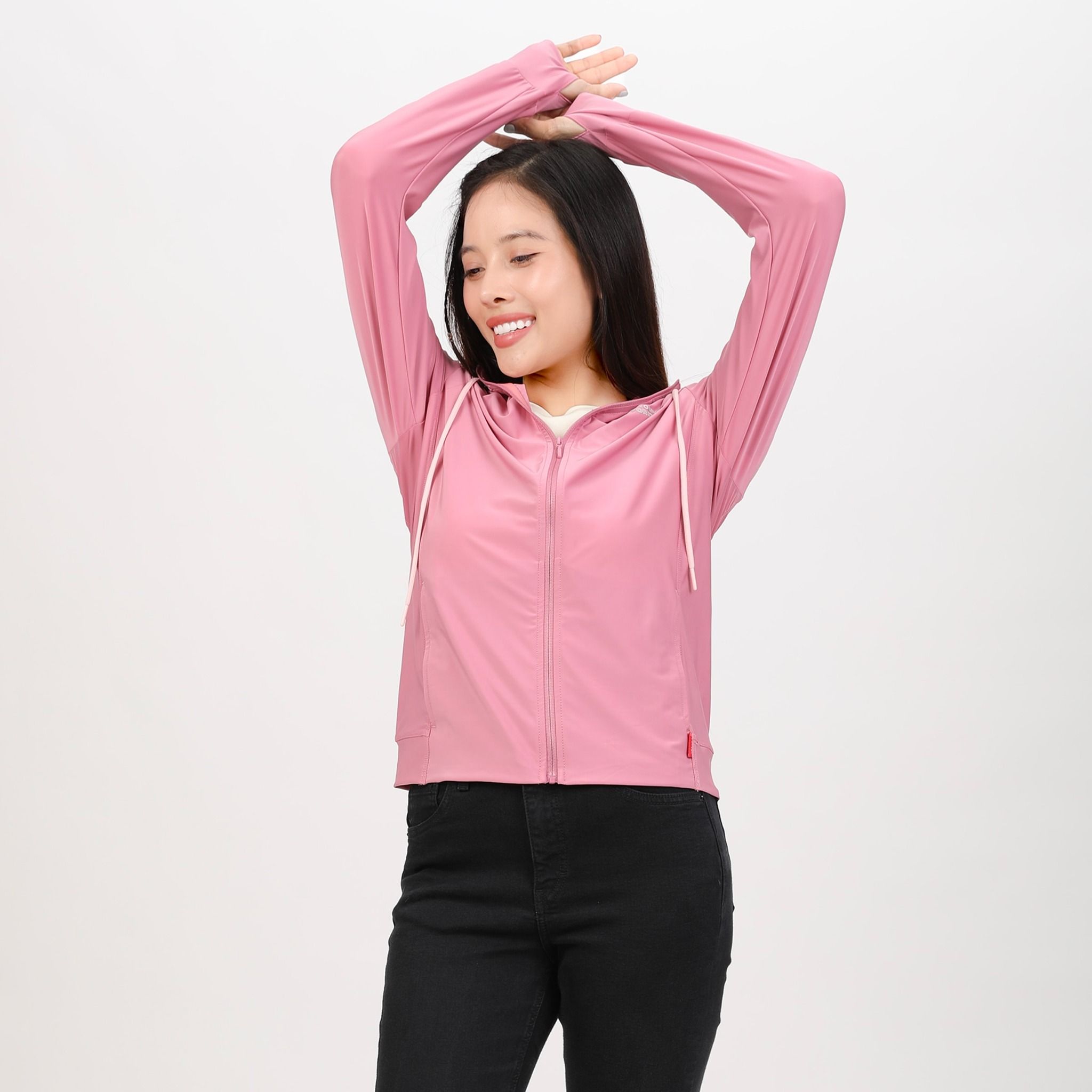 ..Áo khoác nữ chống nắng, chống UV chất nhung lạnh 151p 1302